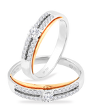 Wedding Ring Elegant 2 Tone 7WB33A