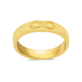 Infinity Wedding Ring Plain Gold 7WB40B