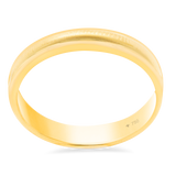Wedding Ring 7WB48B Plain Gold