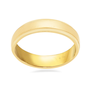 Wedding Ring Plain Gold 7WB50B Plain Gold