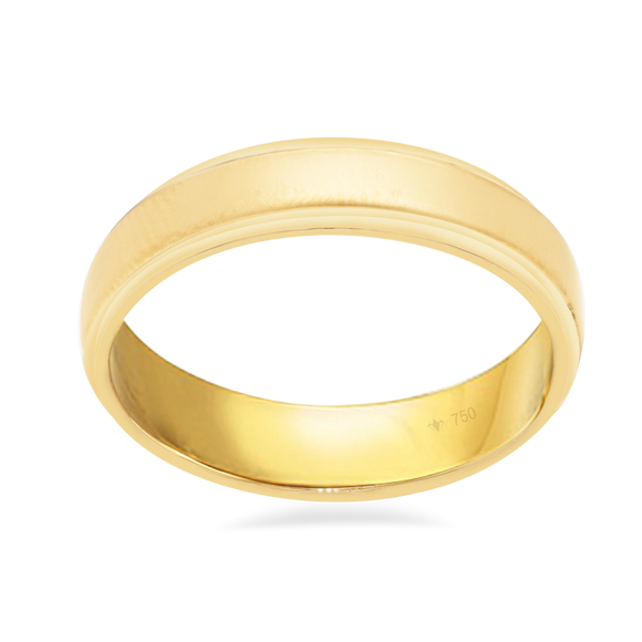 Wedding Ring Plain Gold 7WB50B Plain Gold