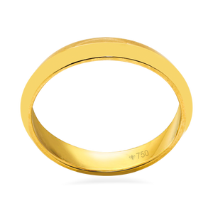 Wedding Ring 7WB92B Plain Gold