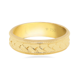 Wedding Ring Plain Gold 7WB94B