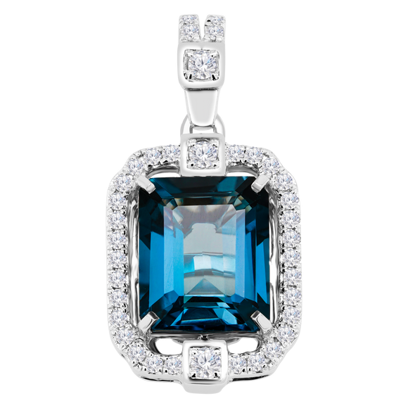 London Blue Topaz Pendant 5P230