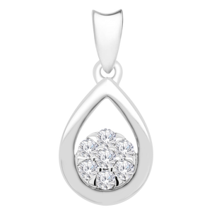 AORA Tear Drop Diamond PENDANT 5P236